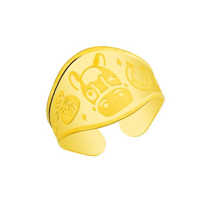 순금 말 돌반지 1g